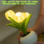 LED Tulip Table Lamp - Replica Flower Vase Desktop Decor