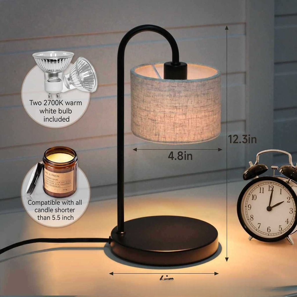 Candle Melt Table Lamp - Elegant Warmer Light