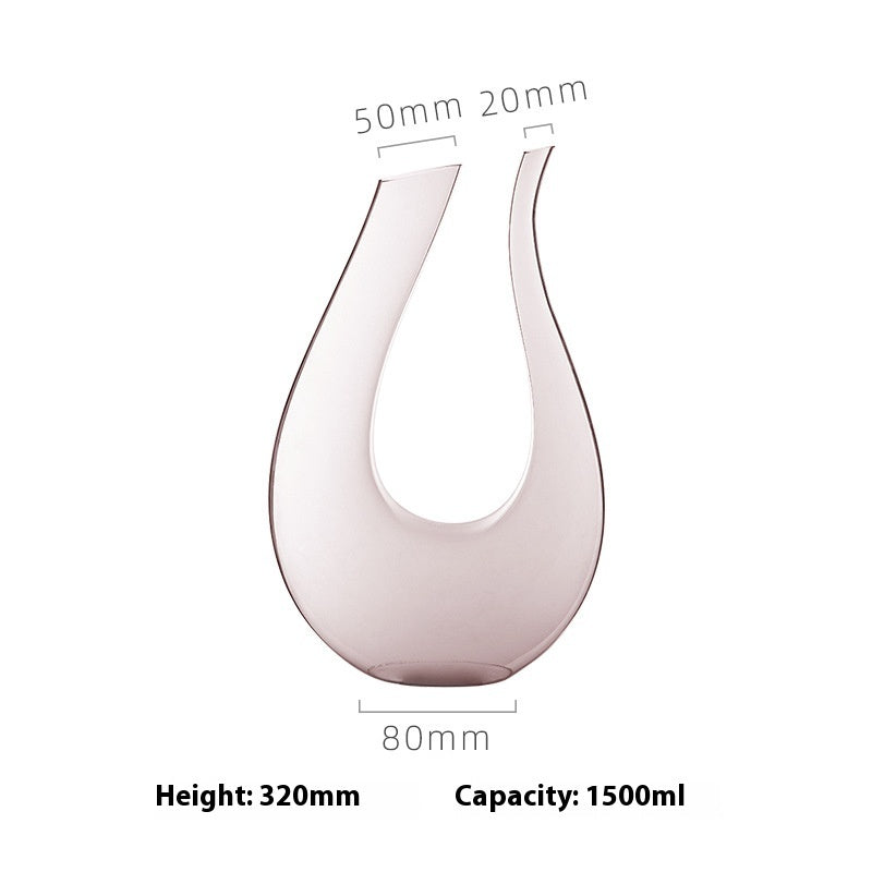 Flamingo French Oblique Concave High Foot Glass Crystal Glasses