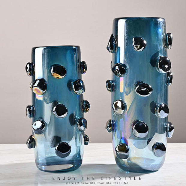 Modern Nordic Colorful Vase - Cylindrical Spiky Flower