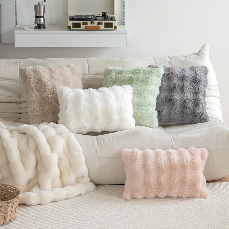 Bubble Fleece Pillow