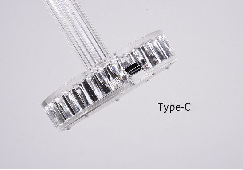 Crystal Bedside Table Lamp - Simple Ambience Light