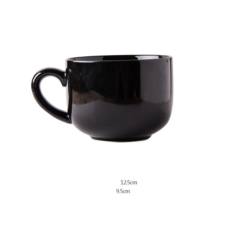 All Black Super Large Mug