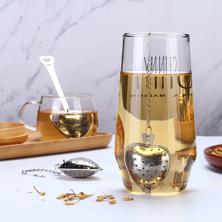 Heart-Shaped Infuser with Chain