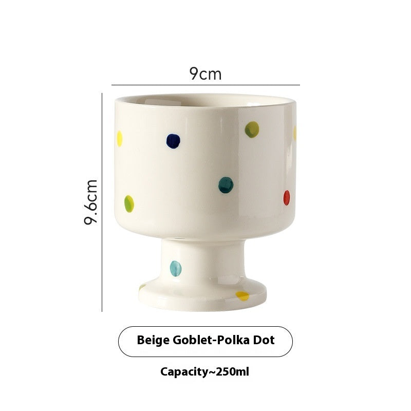 Personalized Simple Ceramic Creative Mug Hand-pinching Irregular