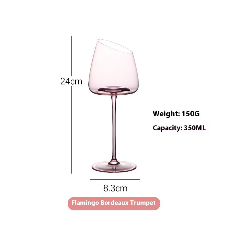Oblique Mouth Flamingo Red Wine Cup