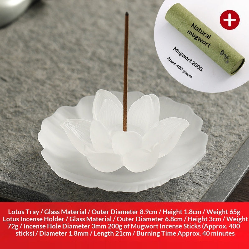 Chinese-Style Lusterware Incense Holder - Sandalwood Decor