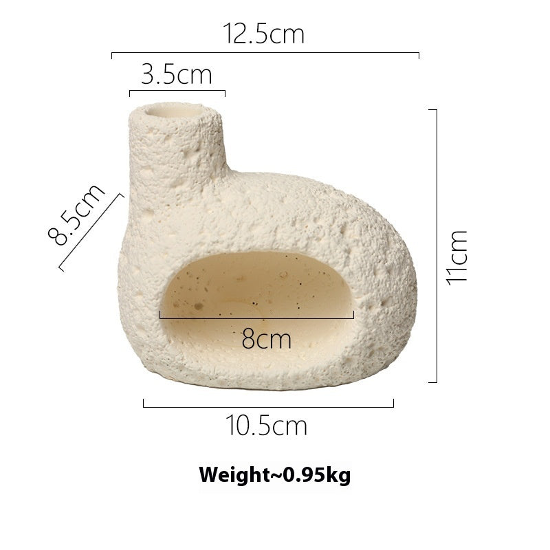 Cement Multi-Function Incense Tray - Retro Industrial Decor