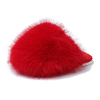 Women's Plus-size Solid Color Fluffy Big Furry Slippers