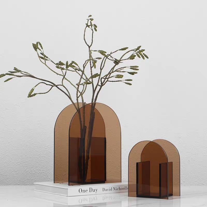 Acrylic Vase - Modern Clear Design