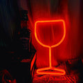 Decorative Wall LED Neon Light - Wine Glass Design