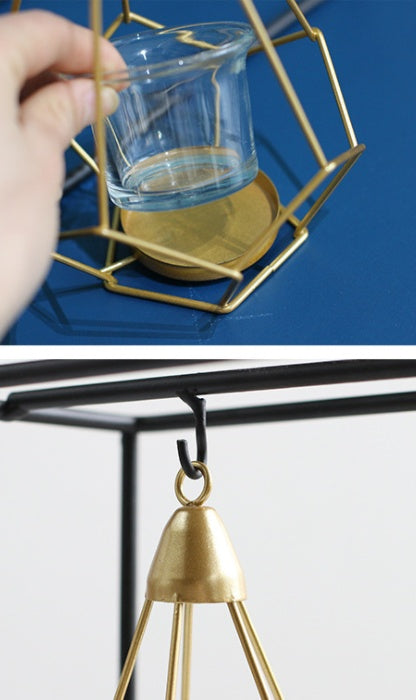 Nordic Iron Candle Holders - Block Candle Stand
