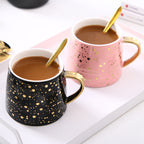 Starry sky ceramic mug