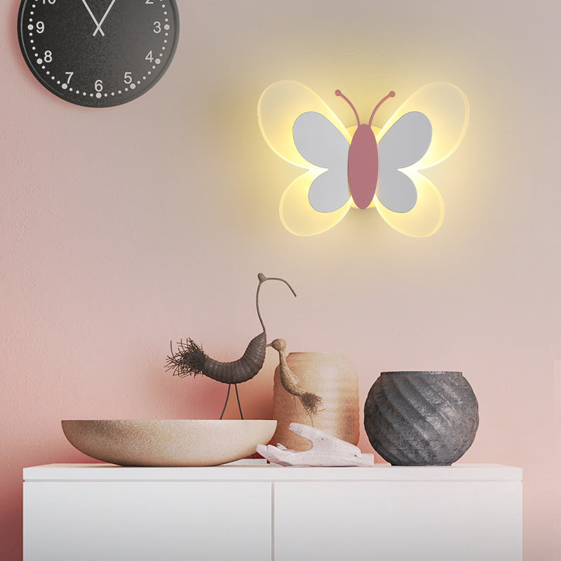 Creative Butterfly Wall Lamp - Boy & Girl Room Light
