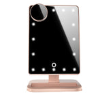 Touch Screen Makeup Mirror - 20 LED Bluetooth Speaker