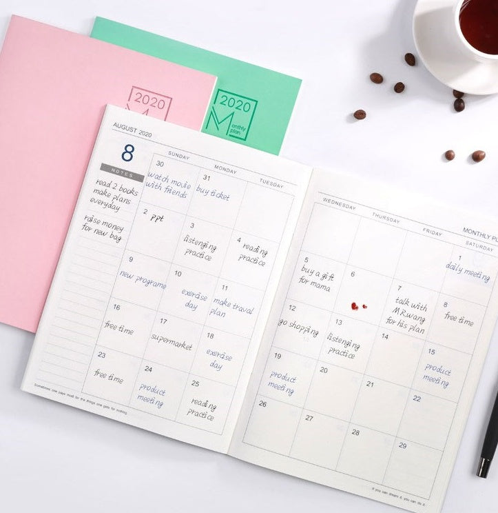 Monthly Planner Notebook