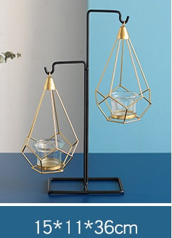 Nordic Iron Candle Holders - Block Candle Stand