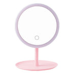 LED Circle Desktop Mirror