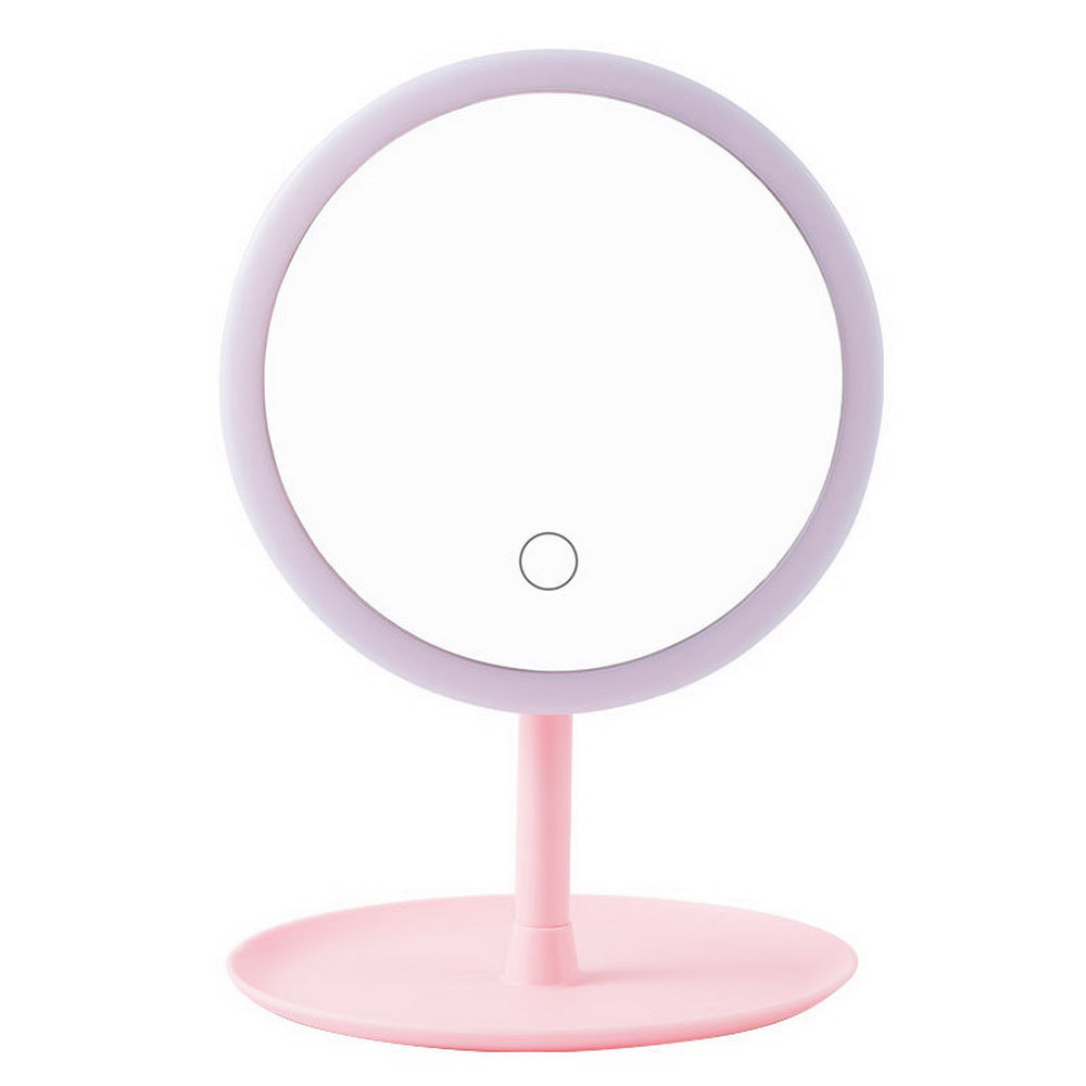 LED Circle Desktop Mirror