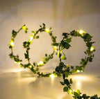 2M LED String Lights - Leaf Garland Decoration