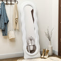 Wavy Velvet-Feel Full Length Mirror
