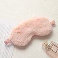 Fur blackout sleep eye mask