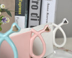 Heart Shaped Ceramic Mug