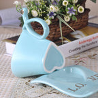 Heart Shaped Ceramic Mug
