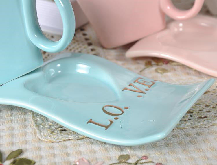 Heart Shaped Ceramic Mug