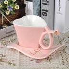 Heart Shaped Ceramic Mug