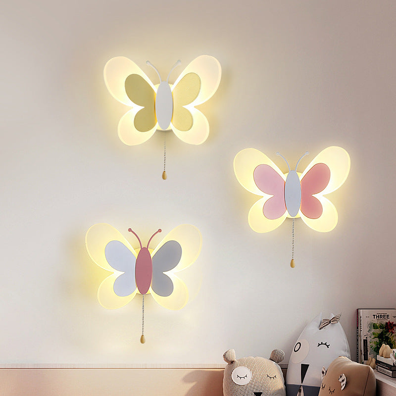 Creative Butterfly Wall Lamp - Boy & Girl Room Light