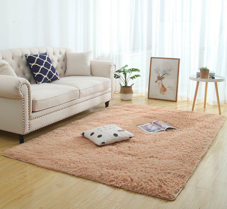 Silky Fluffy Carpet - Modern Long Plush Shaggy Rug