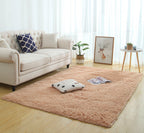 Silky Fluffy Carpet - Modern Long Plush Shaggy Rug