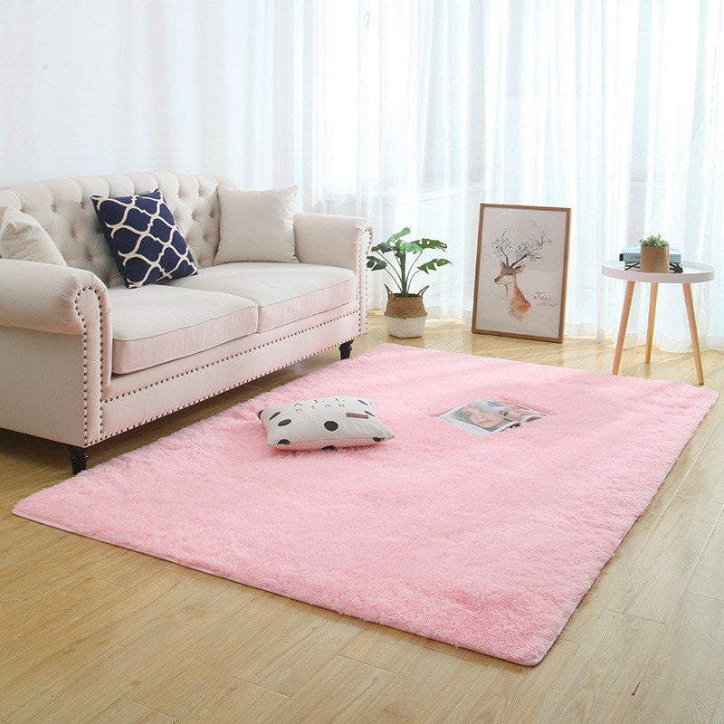 Silky Fluffy Carpet - Modern Long Plush Shaggy Rug