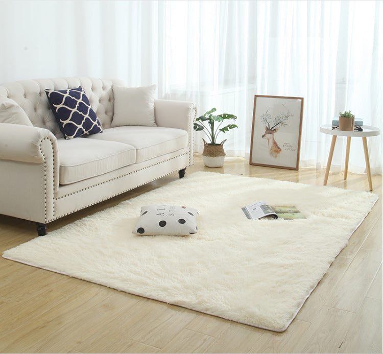 Silky Fluffy Carpet - Modern Long Plush Shaggy Rug