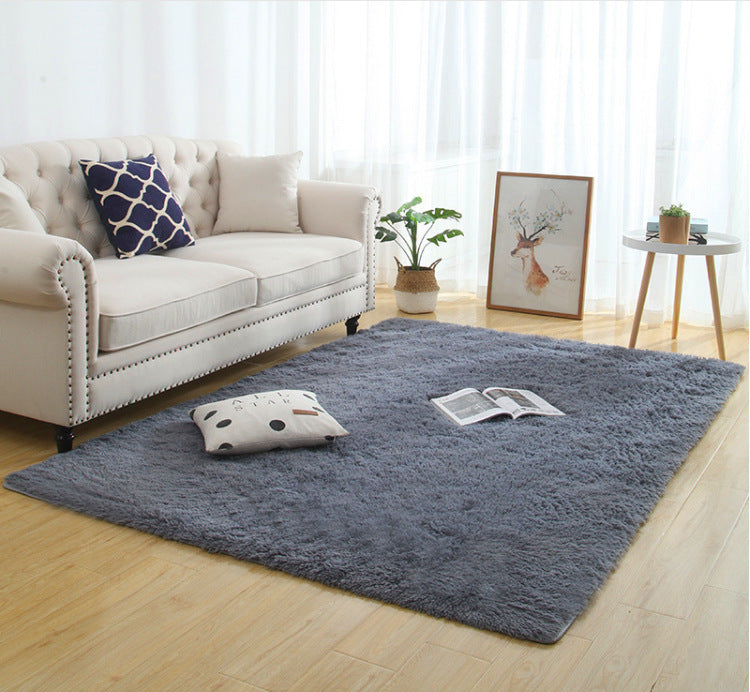 Silky Fluffy Carpet - Modern Long Plush Shaggy Rug