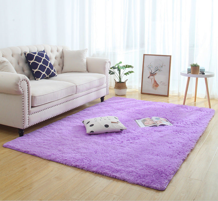 Silky Fluffy Carpet - Modern Long Plush Shaggy Rug
