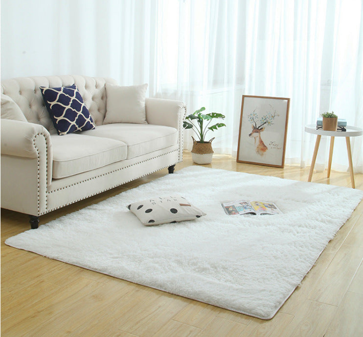 Silky Fluffy Carpet - Modern Long Plush Shaggy Rug