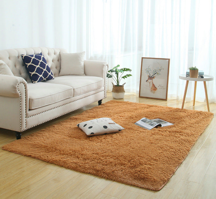 Silky Fluffy Carpet - Modern Long Plush Shaggy Rug