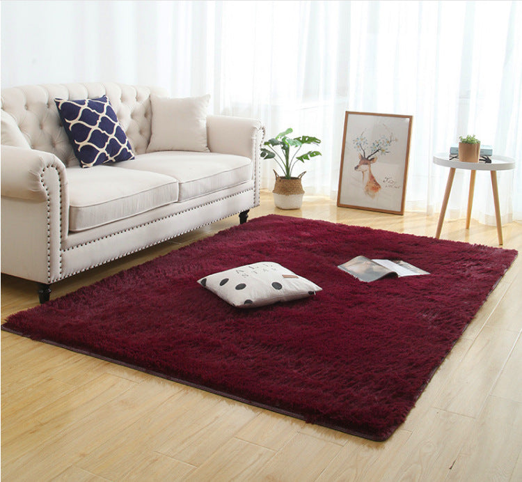 Silky Fluffy Carpet - Modern Long Plush Shaggy Rug