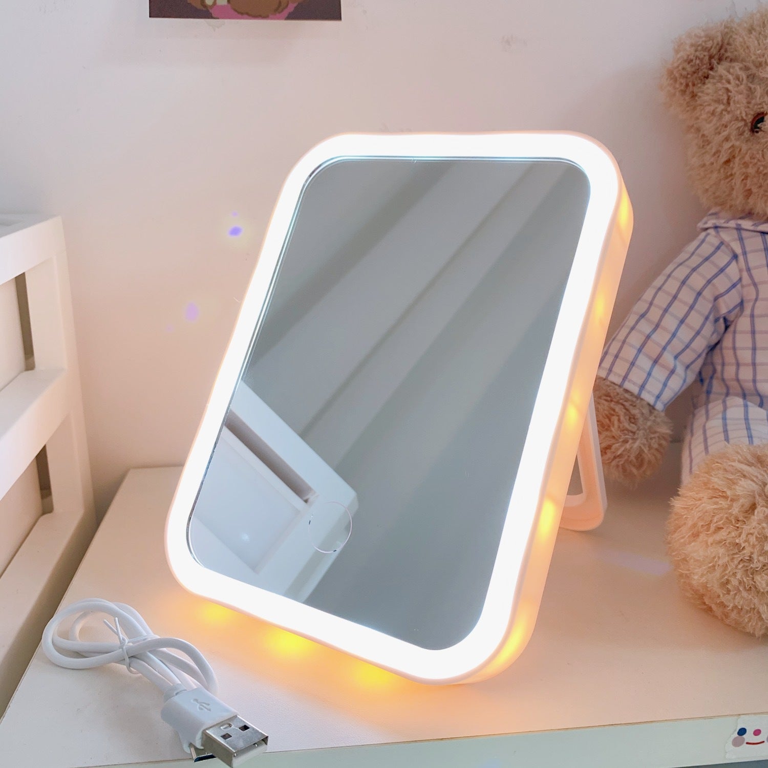 LED Desktop Vanity Mirror