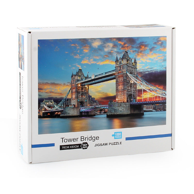 Tower Bridge Landscape Puzzle - 1000 Piece Adult Jigsaw