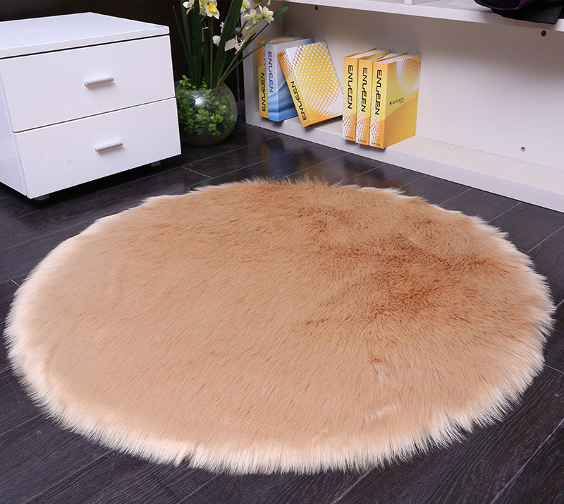 Round Soft Fur Shaggy Rug