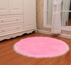 Round Soft Fur Shaggy Rug