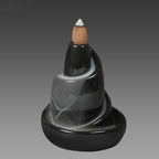 Ceramic Backflow Incense Burner - Agarwood & Sandalwood