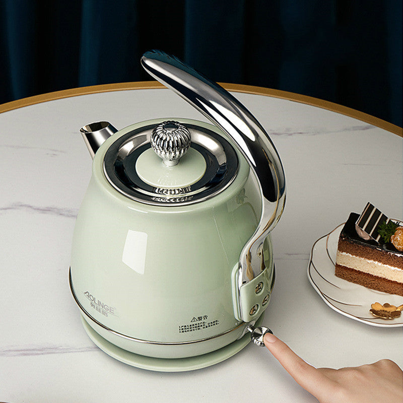 Retro European-Style Electric Kettle - Mini Small Boiler