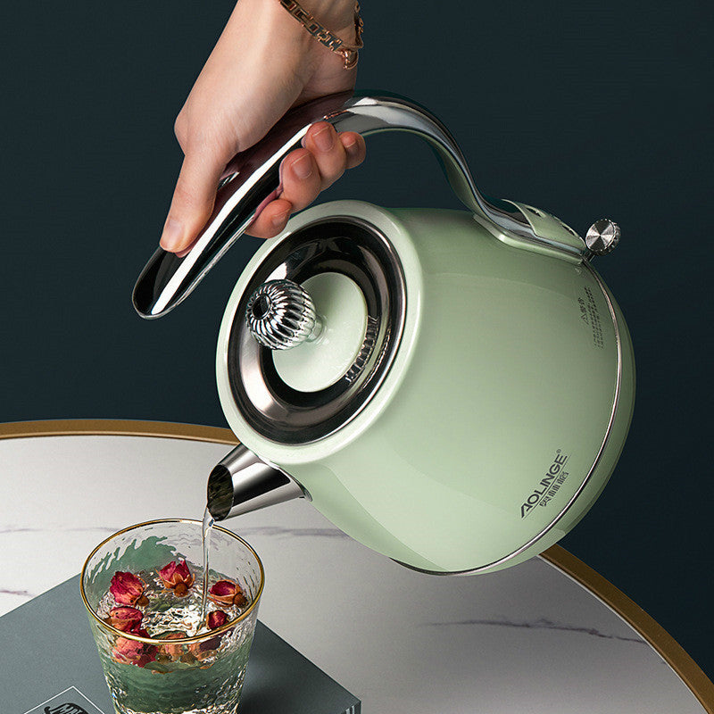 Retro European-Style Electric Kettle - Mini Small Boiler