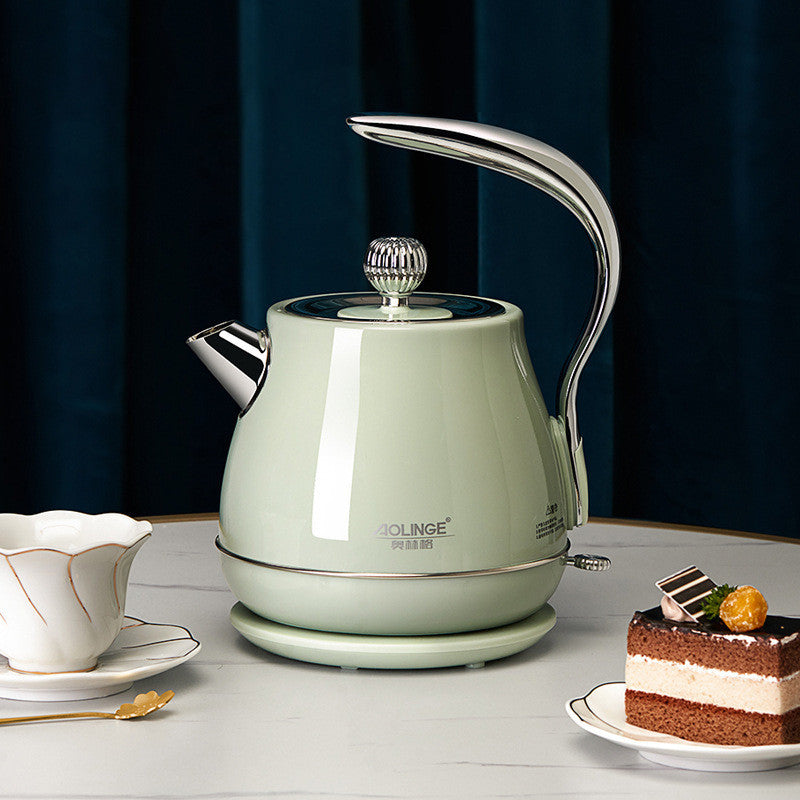Retro European-Style Electric Kettle - Mini Small Boiler