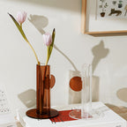Moyu Acrylic Geometric Vase - Small Straight Splicing