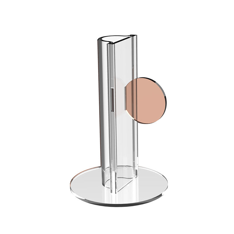 Moyu Acrylic Geometric Vase - Small Straight Splicing